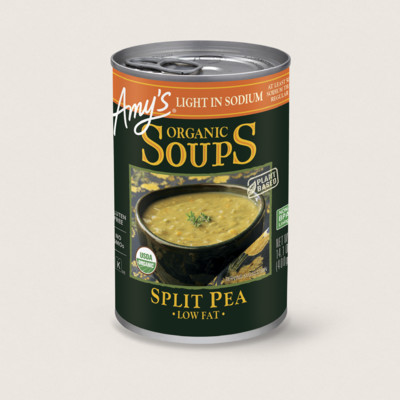 Organic Split Pea Soup, Light in Sodium